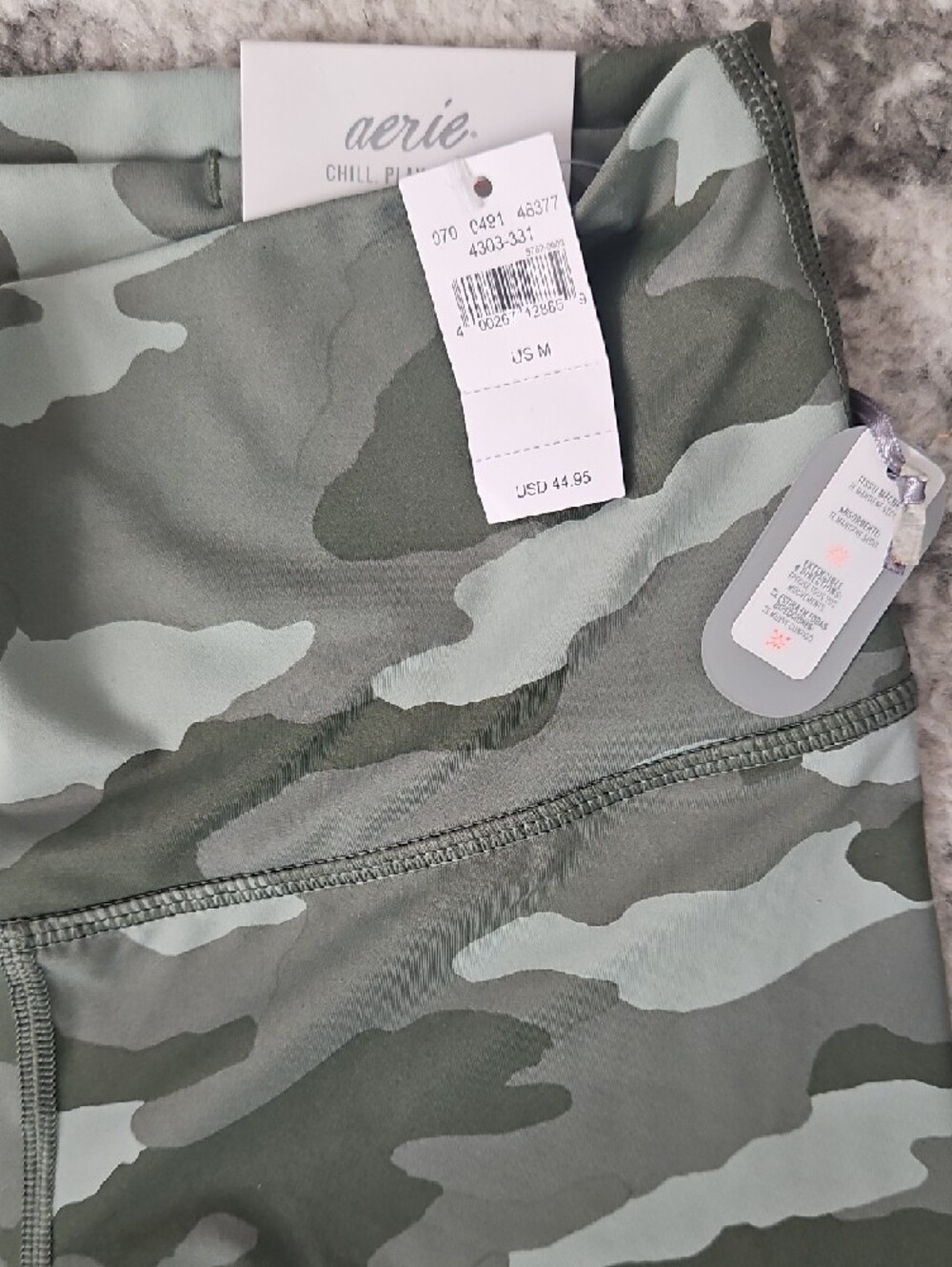 aerie Olive Camo High-Rise Leggings - Picture 2 of 2